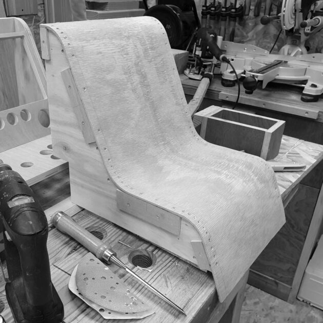 Cintrage du bois pour la borne rétro gaming