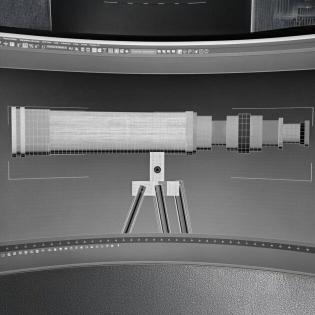 Conception modélisation 3D d'un objet décoratif avant réalisation en menuiserie