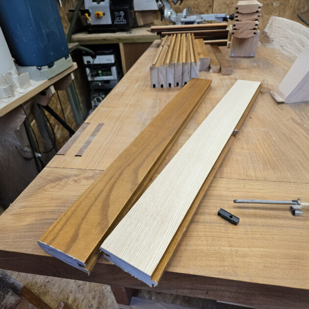 Récupération de bois noble pour fabrication de meuble sur mesure